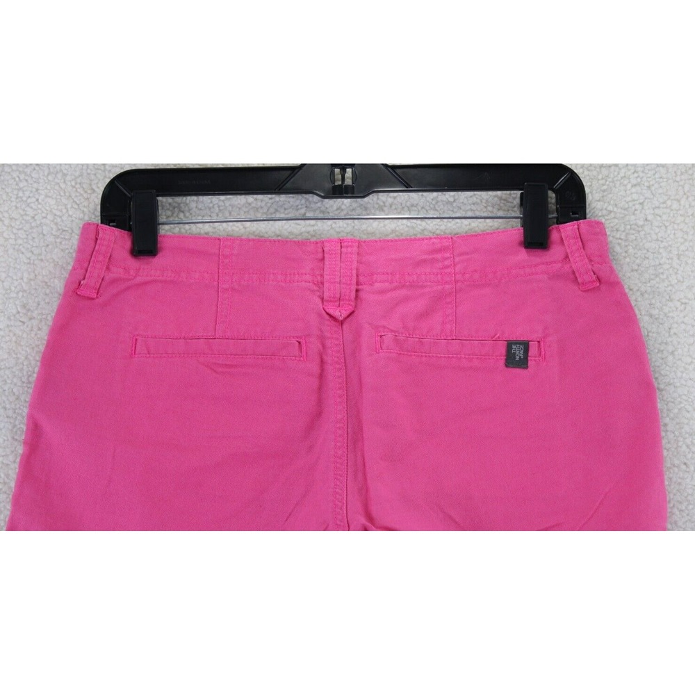 The North Face Womens Pink Chino Shorts Size 2 Long Casual Outdoor - Picture 10 of 13